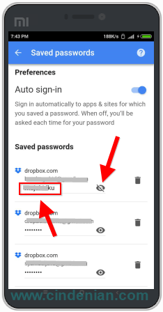 Cara Melihat Password Yang Tersimpan di Chrome Android