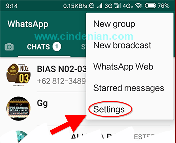 Beberapa Fitur Tersembunyi di WhatsApp - Menyembunyikan Status WhatsApp dari Kontak Tertentu