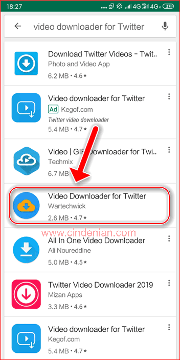 Cara Mudah Download Video di Twitter pakai HP Android